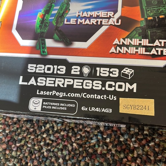 NEW Laser Pegs Multi models 5 in 1 mech attack light up LED action figure - Picture 5 of 7